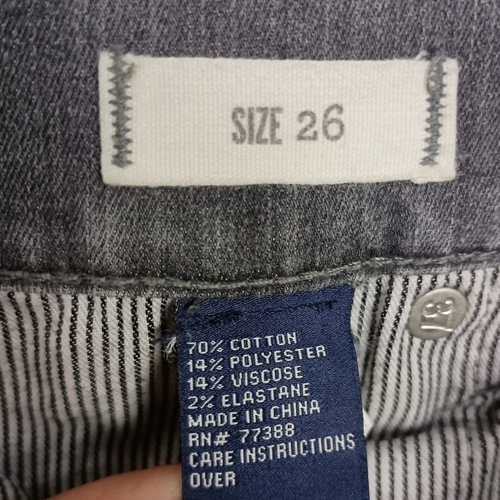 Madewell Skinny Ankle Zip Jeans in Shark Grey $128 - Picture 8 of 8
